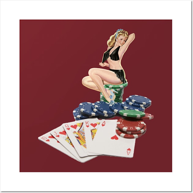 The Royal Flush Wall Art by Dr. Mitch Goodkin